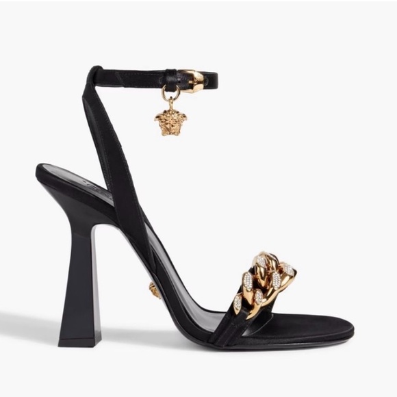 Versace Medusa Classic Chain High Heels - Picture 1 of 12